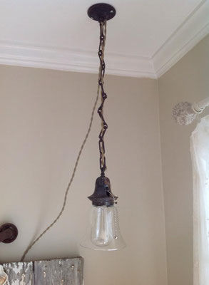 chandelier industrial lighting custom brass painted crystal antique chester new jersey metal accent wall hanging old refurbished design shabby chic farmhouse unique lighting inexpensive repurposed edison bulb industrial metal simple masculine