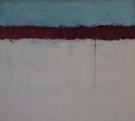 No. 19 Gesteinsmehle, Pigmente auf Leinwand, 60x60 (2025)
