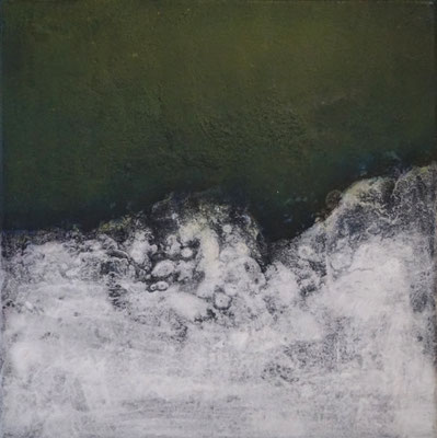No.20 Gesteinsmehle, Pigmente auf Leinwand 30 x 30 cm (2023)