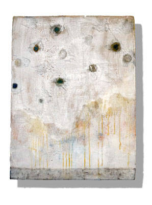 No.12 Gesteinsmehle, Pigmente auf handg. Bütten ca. 56x75