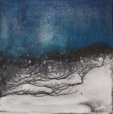 No.23 Gesteinsmehle, Pigmente auf Leinwand 30 x 30 cm (2023)