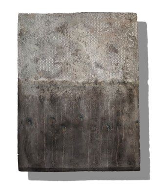 No.11 Gesteinsmehle, Pigmente auf handg. Bütten ca. 56x75