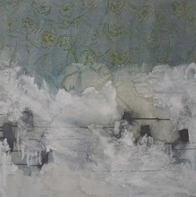 No. 14 Gesteinsmehle, Pigmente auf Leinwand, 60x60 (2024)