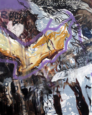 Unlimited-S6, 100x80cm, mixed media on canvas, 2016