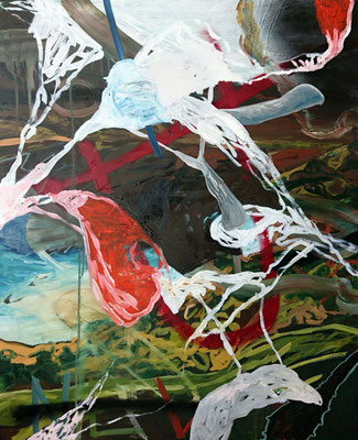 Untitled, 100x80cm, mixed media on canvas, 2016
