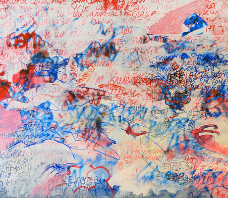 Vesta 02, mixed media on canvas, 200x230cm, 2014