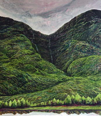 Vandring 20, 160x140cm, acrylic and oil on canvas, 2020