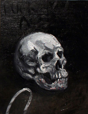 Fuck my ass, mixed media on canvas, 58x45cm, 2014