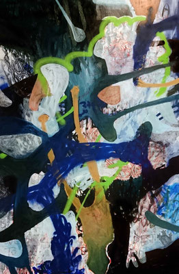 Unlimited-3, 139x91, mixed media on canvas, 2015