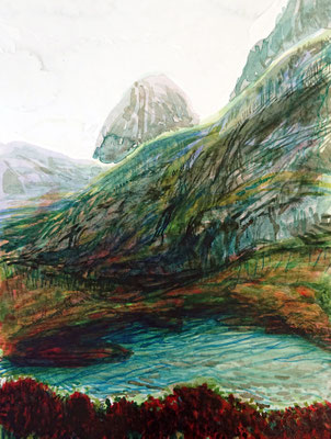 VA_7, watercolour on paper, 23x30,5 cm, 2020