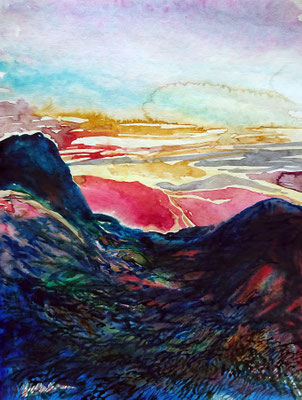 VA_9, watercolour on paper, 23x30,5 cm, 2020_Not available