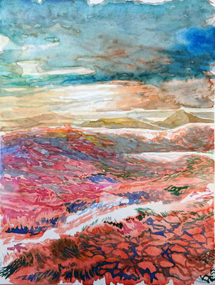 VA_8, watercolour on paper, 23x30,5 cm, 2020