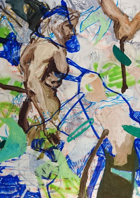 Unlimited-2, 139x98, mixed media on canvas, 2015