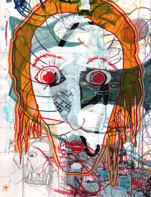 Le Blond Aux Yeux Rouges 64,5 x 49cm R.K. 2011