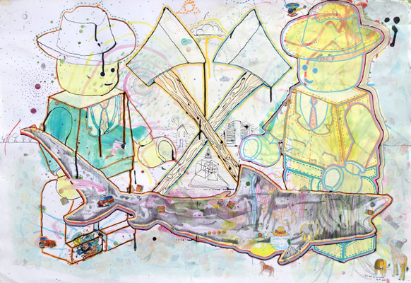 Les Rois De La Jungle 70 x 100cm R.K. 2020