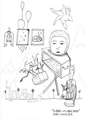 In Dream With A Blue Jacket 29,7 x 21cm R.K. 2012