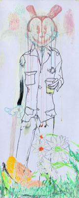 Sans Titre Avec Alice 150 x 60cm R.K. 2020