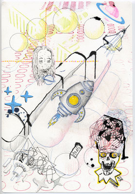 Lazer Beam 29,7 x 21cm R.K. 2018