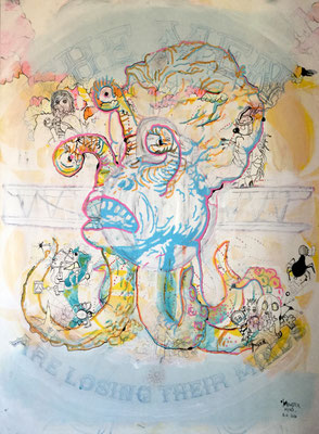 Monster Mind 63 x 50cm R.K. 2020