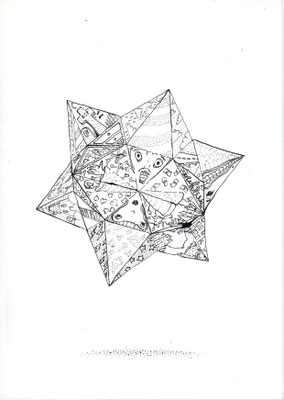 Polyèdre #2 29,7 x 21cm R.K. 2018