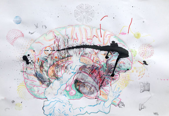 Cosmic Rodeo 70 x 100cm R.K. 2020