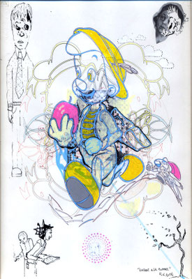 Enfant à la Pomme 29,7 x 21cm R.K. 2018