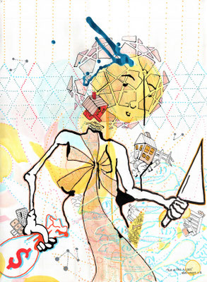 Pour Une Place Au Soleil 74 x 64cm R.K. 2012