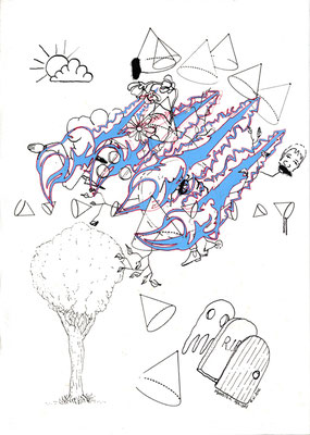 Monster Holiday 29,7 x 21cm R.K. 2016