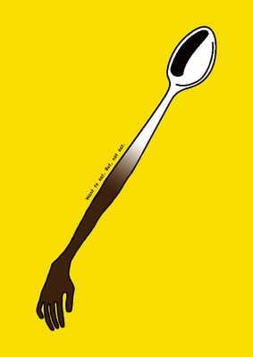 テーマ：飢餓　『Want to eat, But not eat.』