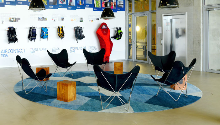 Handgewebter Teppich  Durchmesser 5.00 m  Deuter Sport GmbH in Gersthofen, Deutschland