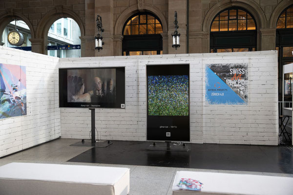 YbYtu 120/120 cm - Art.Box exhibition, Zürich, Switzerland