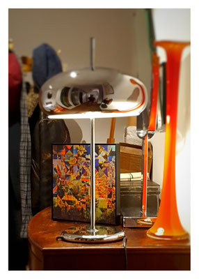 Kachelwandel 27/27 cm | print on brushed aluminium | private collection, Kassel, DE