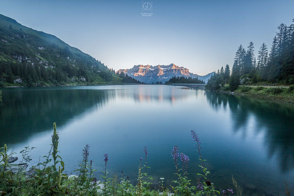 Kanton Glarus,Gärnisch,Glarnerland,Glarus,Morgendämmerung,Glärnischmassiv,Landschaftsfoto Glarnerland,