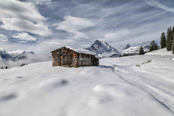 Braunwald,Ortstock,Winterlandschaft,Glarner Winter,Glarnerland,Glarus,Glarus-Nord,Glarus-Süd