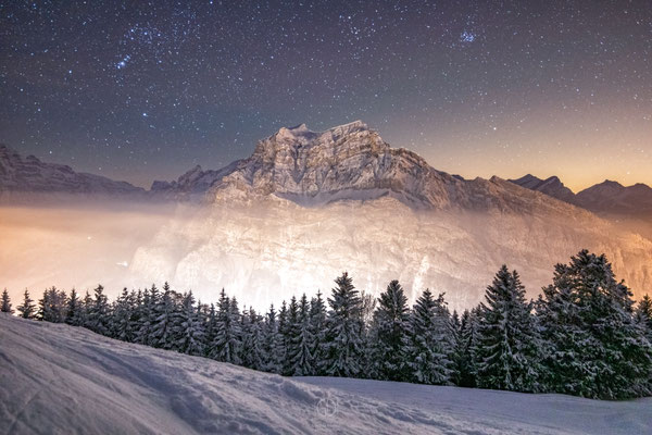 Wiggis,Rautispitz,Glarnerland unter den Sternen,Winterlandschaft,Glarner Winter,Glarnerland,Glarus,Glarus-Nord,Glarus-Süd