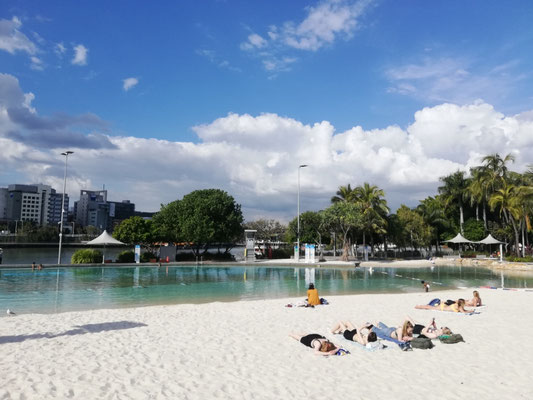 Plage artificielle à Southbank