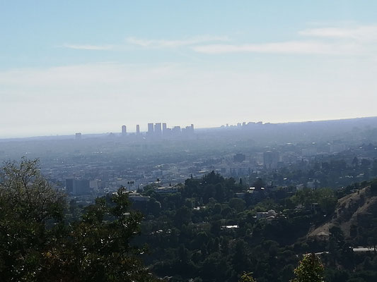 Vue sur LA depuis le Griffins Observatory