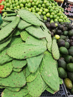 Ici, les Mexicains peuvent manger du Cactus