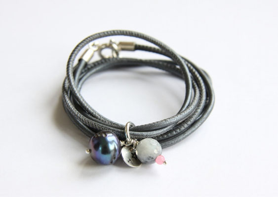 iPEARL Armband Anthrazit