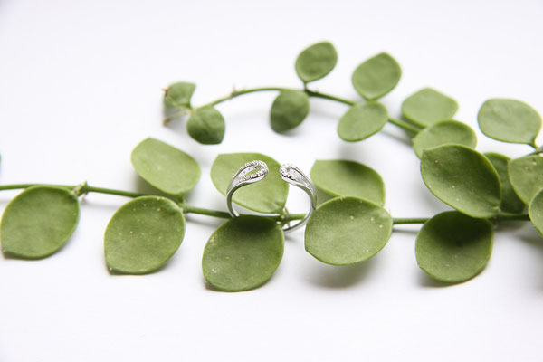 Ring  'YANA'  925 Sterling Silber/Zirkonia