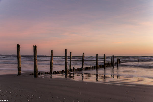 Morgens am Strand