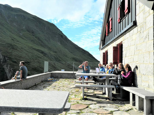 Vermigelhütte, Terrasse