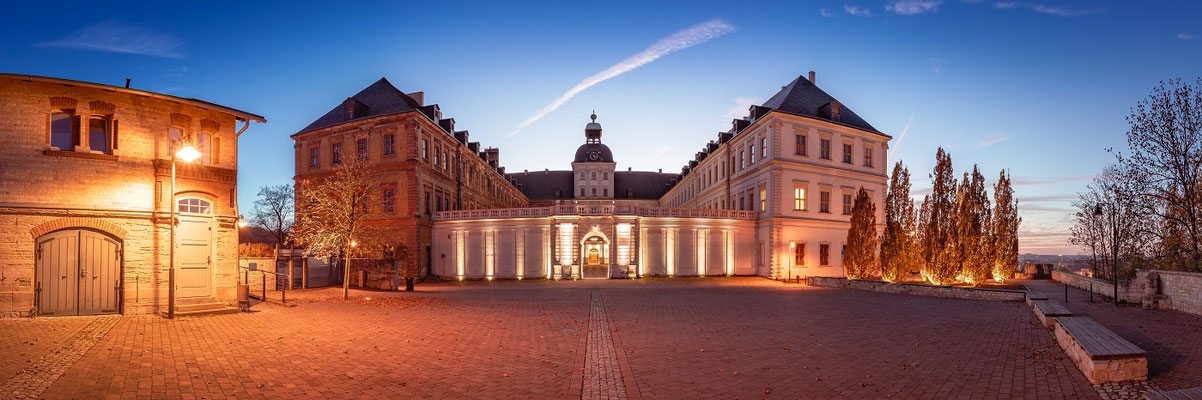 Schloss Neu-Augustusburg am Abend