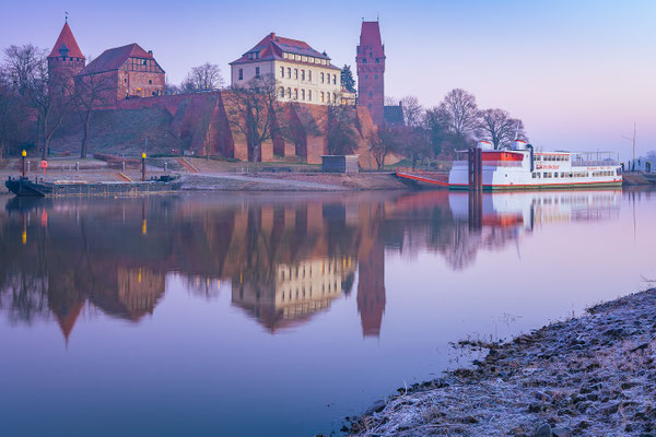 Schloss in Tangermünde am Morgen