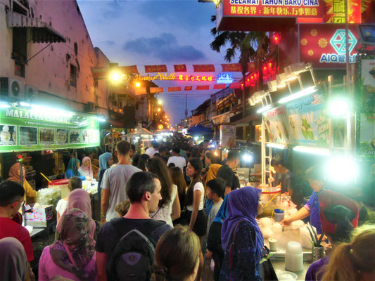 Malakka Reisebericht  Jonker Street Nachtmarkt