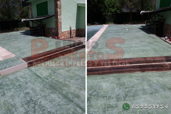 hormigon-impreso-color-verde