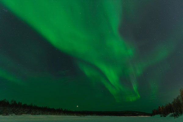 Jacky Lebrasseur - une aurore boréale, Finlande