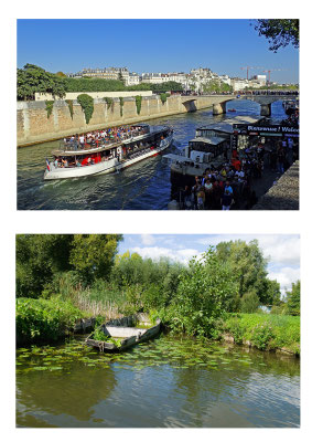 Bernard Lemort - quais de Seine, Paris et hortillonnages, Amiens