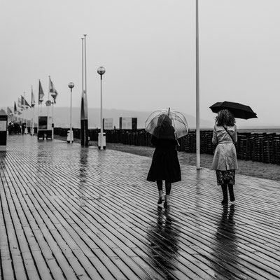 Goumy Michèle - balade sous la pluie