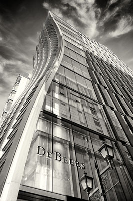 Luc Hélie - immeuble De Beers, Tokyo, urbain